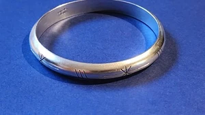 Sterling silver Taxco star bangle bracelet Sixe 6 - Picture 1 of 6