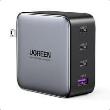 UGREEN 100W USB C Charger, Nexode 4 Ports GaN PD Fast Wall Charger Power Adapter