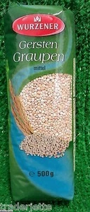 (3,58€/kg) Wurzener Graupen MITTEL aus Gerste 500g Ostprodukt für Graupeneintopf - Bild 1 von 1