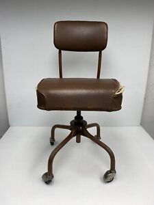 Vintage Mid- Century Industrial Steelcase Office Chair 