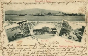 Meerenge, Malaiisch Malaysia, Penang, Panorama, Landung, Post, Beach Street - Bild 1 von 2