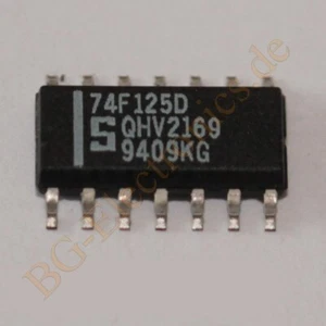 4 x 74F125D Quad buffers (3-State) Signetics SO-14 4pcs - Bild 1 von 1