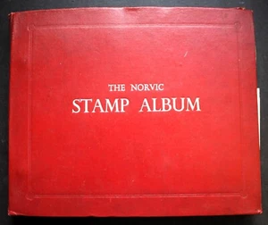 BONITO ÁLBUM DE ESTAMPILLAS VINTAGE NORVIC CON ESTAMPILLAS MUNDIALES USADAS PRINCIPIOS DE 1900 - 1960. - Imagen 1 de 24