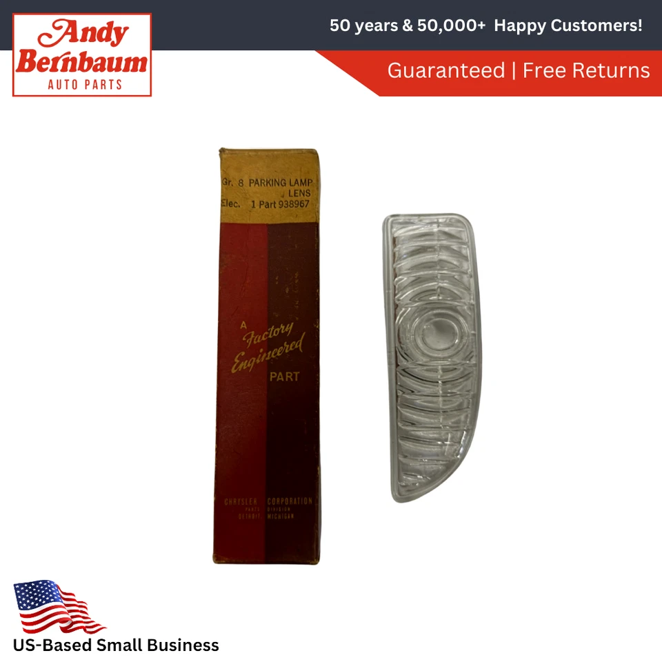 1942 年普利茅斯 P-14C 特别豪华左侧停车灯镜头 938967 NOS。 — 第 1/4 张图片