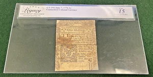 1776 Connecticut CT-194 Signed T. Seymour News Clip back ref Cornwallis, War etc - Picture 1 of 3