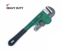 3 Pcs Adjustable Heavy Duty Heat Treated Soft Grip Pipe Wrench Set 8" 10" 12"