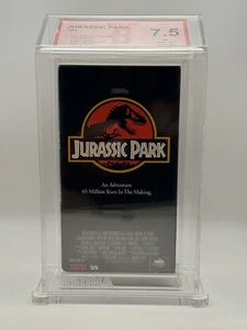 Jurassic Park VHS Beckett Graded Sealed 1993 Spielberg Universal - Picture 1 of 2