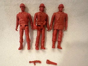 LOTE de 3 figuras Greenbrier International Emergency Services 5" Red Army Man - Imagen 1 de 12