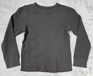 T-shirt bambino manica lunga Skims Waffle taglia XXS Kim Kardashian - Foto 1 di 5