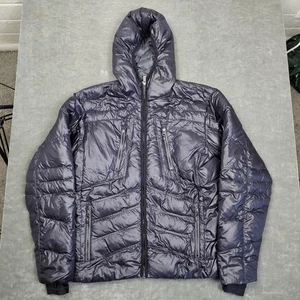 Marmot Jacket Mens Medium Black 650 Fill Hooded Puffer Down Coat Winter - Picture 1 of 8