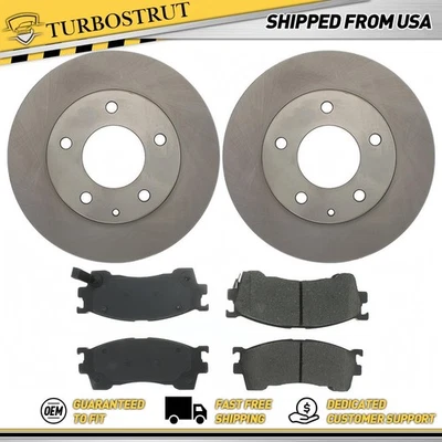 Front OE Brake Rotors Brake Pads Kit for 1993-1997 Ford Probe 2.0L - Image 1 of 2