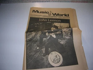Giornale Music World - Numero 81, gennaio 1981 - John Lennon - Foto 1 di 2