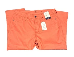 Neu mit Etikett St John's Bay Gr. 12 Caprihose koralle/pfirsich Stretch Taschen Bauchkontrolle - Bild 1 von 7