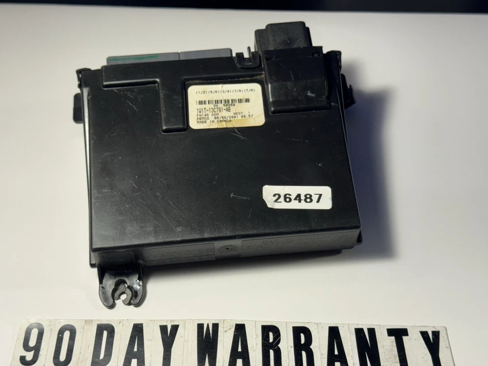 98-02 LINCOLN TOWN CAR KEYLESS ENTRY W/ CODE  DRIVER DOOR MODULE 1W1T-13C791-AB - Image 1 of 4