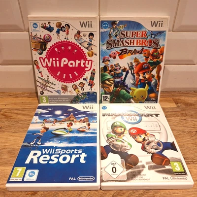 Wii Game Cases Boxes | 1st Party Nintendo Releases Mario, Wii Sports, Wii Party - Image 1 of 3