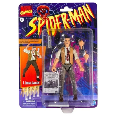 Marvel Legends J. Jonah Jameson Spider-Man Retro Hasbro 6” Figura Sellada NUEVA Foto 1 de 2