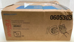 WypAll 51636 CriticalClean Fabric Food Service Cloths 23.5" x 12.5" White, 200ct - Picture 1 of 5