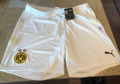 Pantalones Cortos de Fútbol Borussia Dortmund BVB Third 20/21 Puma Drycell 2XL NUEVOS CON ETIQUETAS Foto 1 de 4