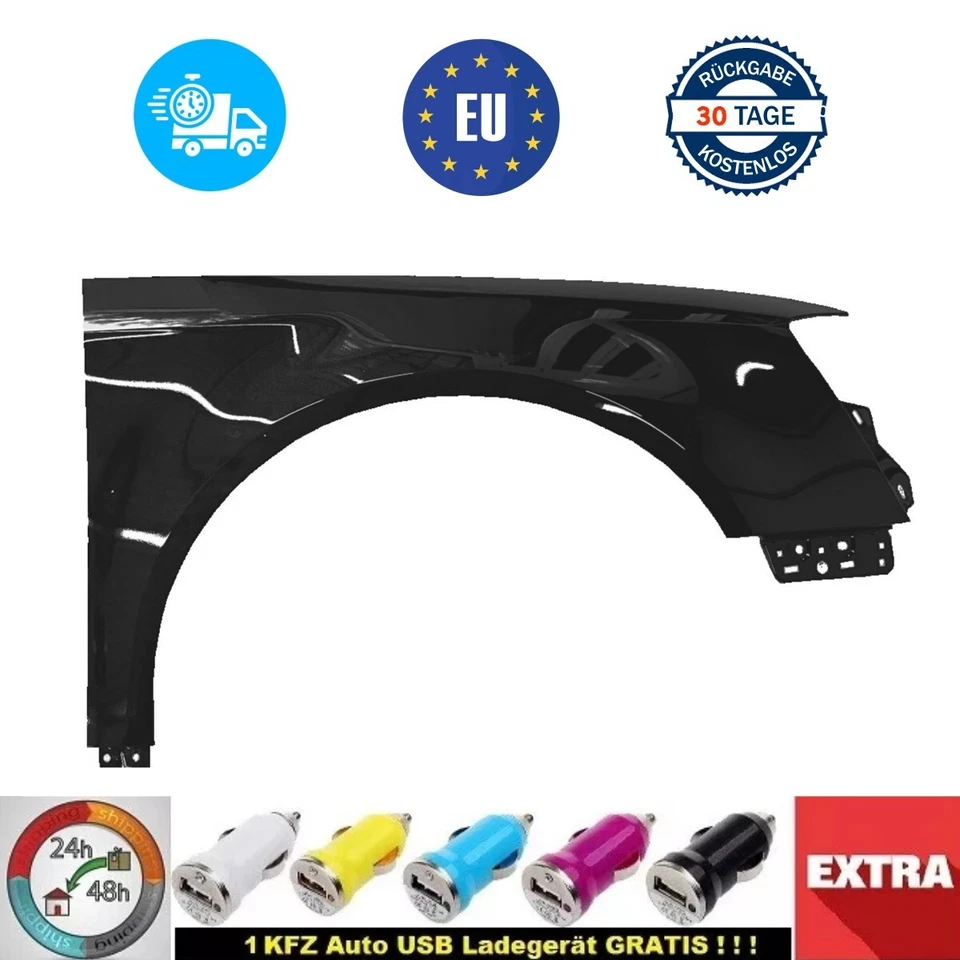 Guardabarros derecho VW Passat B6 LC9X 05-10 nuevo pintado - Imagen 1 de 4