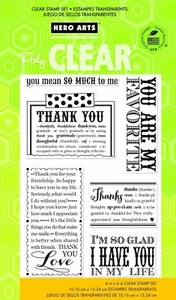 Hero Arts 6" x 4" Clear Stamps My Favorite CL651 - Bild 1 von 1