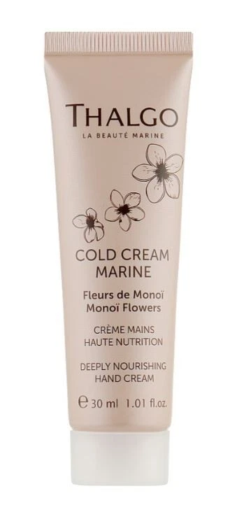 30ml Thalgo Cold Cream Marine Deeply Nourishing Monoi Flower Hand Cream - Image 1 of 2