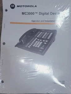 Manuale scrivania digitale Motorola MC3000 nuovo sigillato - Foto 1 di 2