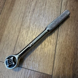 SK 45175 3/8” Drive Tuff 1 Fine Tooth Ratchet Chrome Knurled Made in USA - Picture 1 of 6