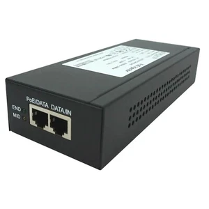 PoE Injector for Hikvision Cameras 30W, 802.3 at/af, 10/100/1000Mbps - Picture 1 of 2