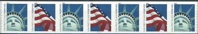 Lady Liberty & Flag PNC7 In Scott Order MNH Scotts 4486 to 4487 PL P111111 by AP - Image 1 of 2