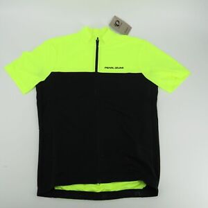 Pearl Izumi Men's Quest Cycling Jersey Full Zip Short Sleeve Yellow XS NWT $55