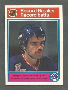 1982-83 OPC O-Pee-Chee Hockey Mikko Leinonen RB #4 New York Rangers NMT+ - Picture 1 of 1