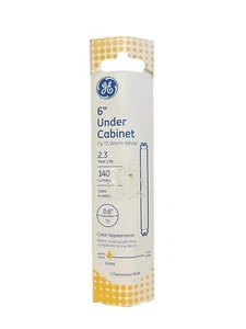 GE F4 T5 Warm White 6" Under Cabinet fluorescent light bulb 4 Watts - Picture 1 of 2