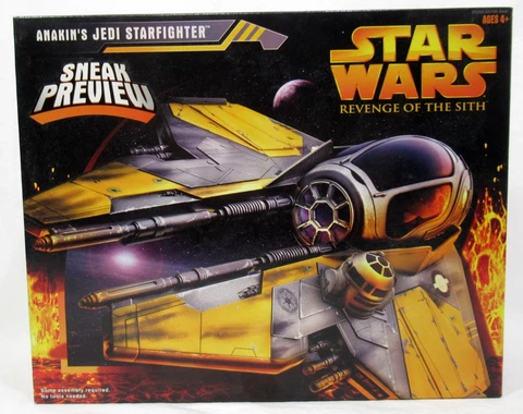 Hasbro Star Wars Revenge of the Sith Anakin's Jedi Starfighter Vehicle New Cover