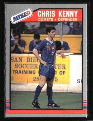 Tarjeta de fútbol Chris Kenny 1990 Pacific MISL #61 Foto 1 de 2