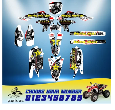 Kit de gráficos para YAMAHA YZ 250F YZ 450F 2018 2019 2020 yz450f 2018-2020 Foto 1 de 4