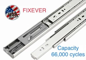 Heavy Duty Soft-Close Ball Bearing Drawer Slides Full Extension 100lb Capacity - Picture 1 of 17