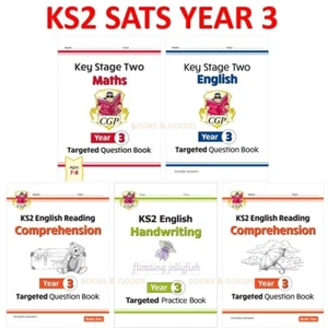 KS2 Year 3 Maths English Complete Targeted Workbooks Bundle with Answer Ages 7-8 - Picture 1 of 12