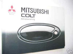 Manual de instrucciones MITSUBISHI Colt libro de a bordo 1992 - Imagen 1 de 1