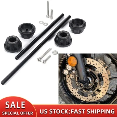 Front Rear Wheel Protector Axle Fork Crash Slider For YAMAHA MT-07 FZ-07 XSR700 - Image 1 of 4
