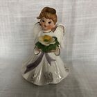 Lefton April Angel Figurine With  Non-working Music Box