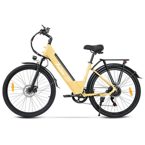 Axiniu City Long Range E-Bike 26" Electric Bike Adults Motor Bicycle Commuter - Picture 1 of 10