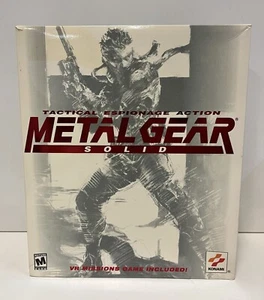 METAL GEAR SOLID + VR MISSIONS PC PC GAME WINDOWS 95 VINTAGE USA 2000 BIG BOX - Picture 1 of 24
