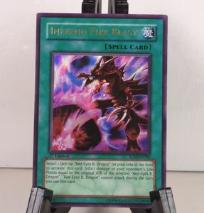 Yugioh Inferno Fire Blast SOD-EN042 - 1st Ed. ULTRA RARE - Never Played NM/M - Picture 1 of 7