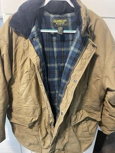 Vintage Osh Kosh Canvas Barn Chore Jacke Westerndecke gefüttert Herren Large - Bild 1 von 8