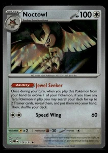 SV: Prismatic Evolutions #078/131 Noctowl (patrón Poke Ball) - Imagen 1 de 2