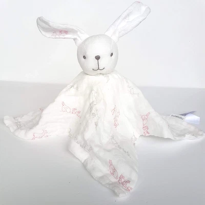 Pure Baby BUNNY LOVEY Organic Cotton Comforter Plush Soft Toy Security Blanket - image 1 of 4