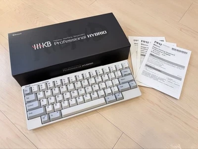 PFU HHKB Professional HYBRID Keyboard English Layout White Bluetooth USB - Image 1 of 4