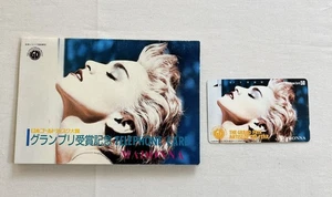 Madonna Promo Telefonkarte True Blue unbenutzt Japan 1986 - Bild 1 von 5