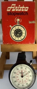 Rare Vintage Aristo Apollo 613 7-Jewel Stop Watch; Stopwatch Wristband WORKS - Picture 1 of 24