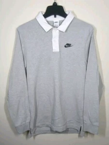 Camiseta deportiva de rugby gris Nike para hombre DD6179-050 talla S auténtica atlética - Imagen 1 de 7